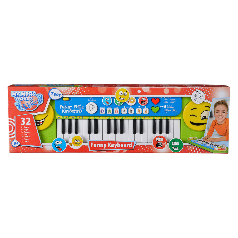 Mijn muziekwereld Smiley-toetsenbord