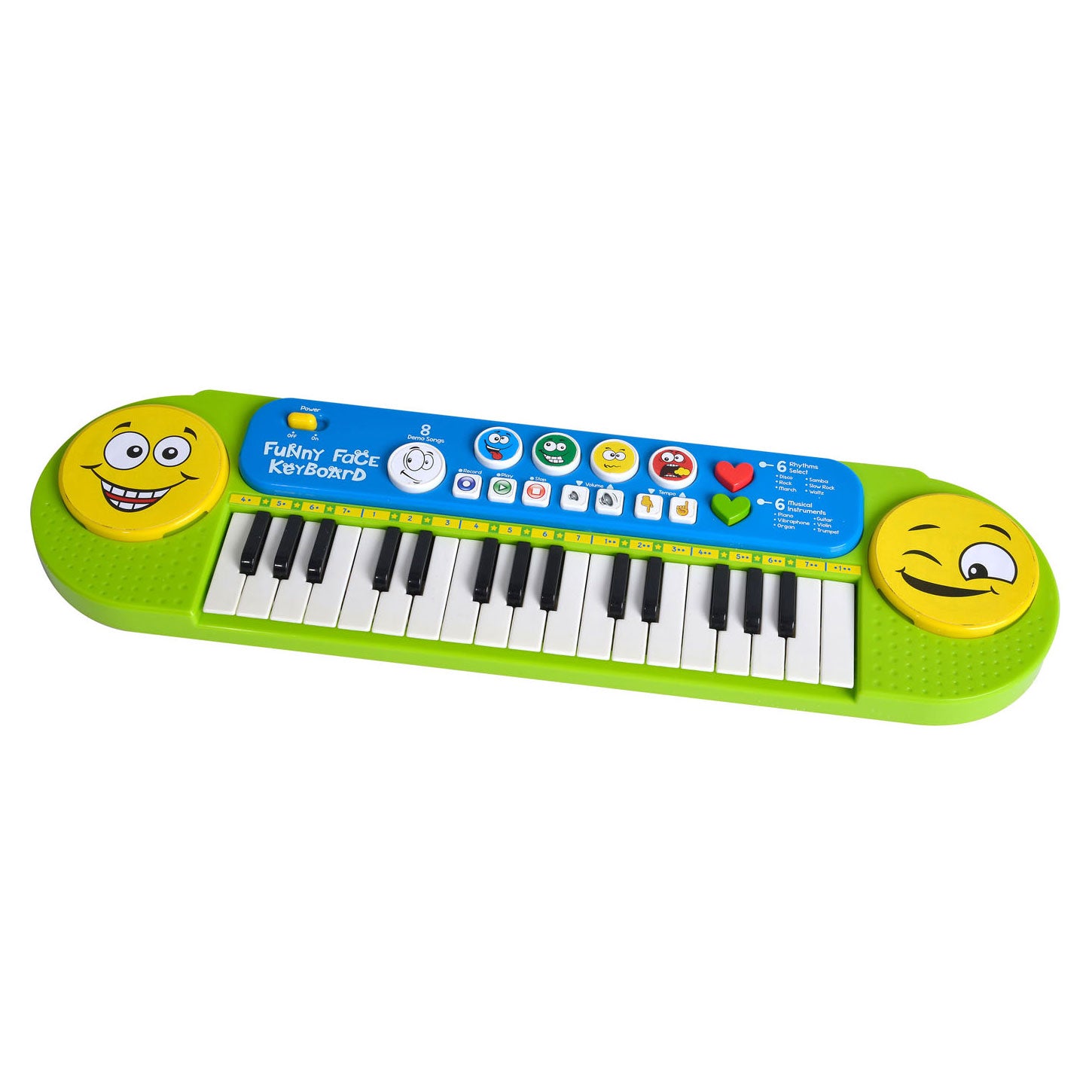 Mijn muziekwereld Smiley-toetsenbord