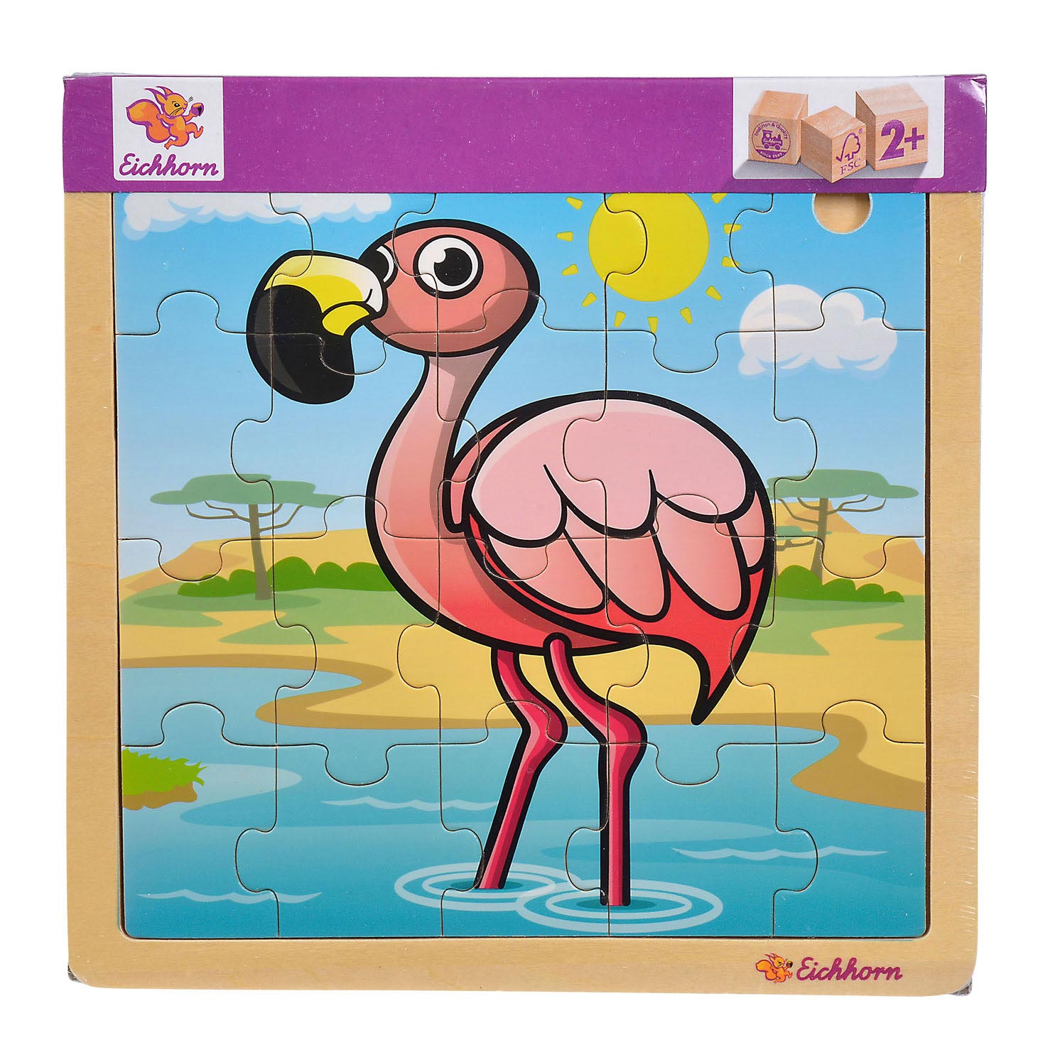 Eichhorn houten puzzel
