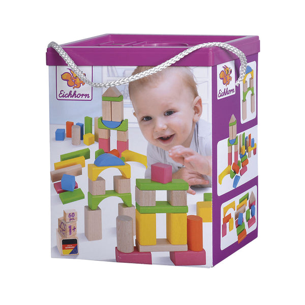 Eichhorn houten blokken, 60dlg.