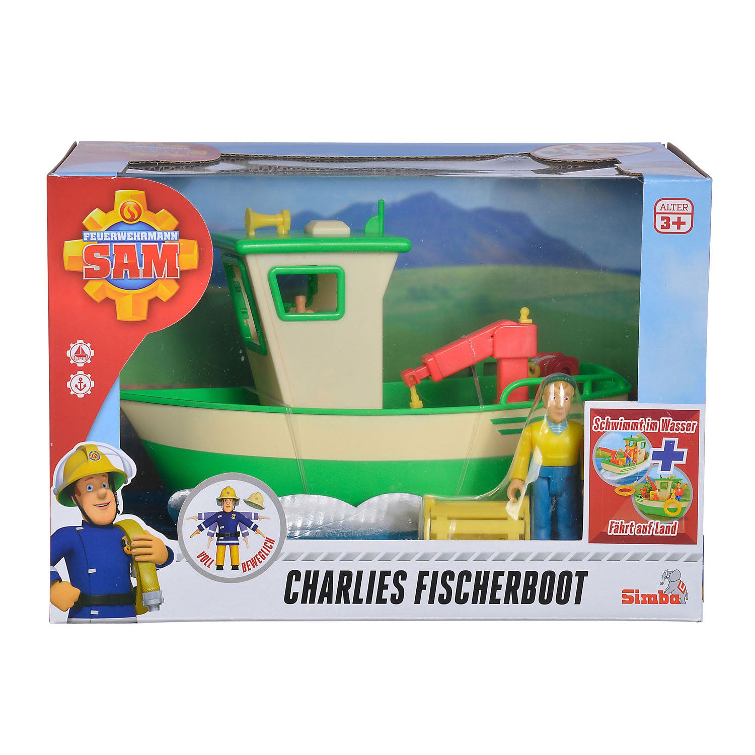 Brandweerman Sam Charlie's Visserslaars