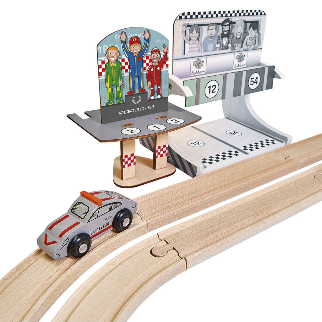 Eichhorn Houten Porsche Raceset, 14dlg.