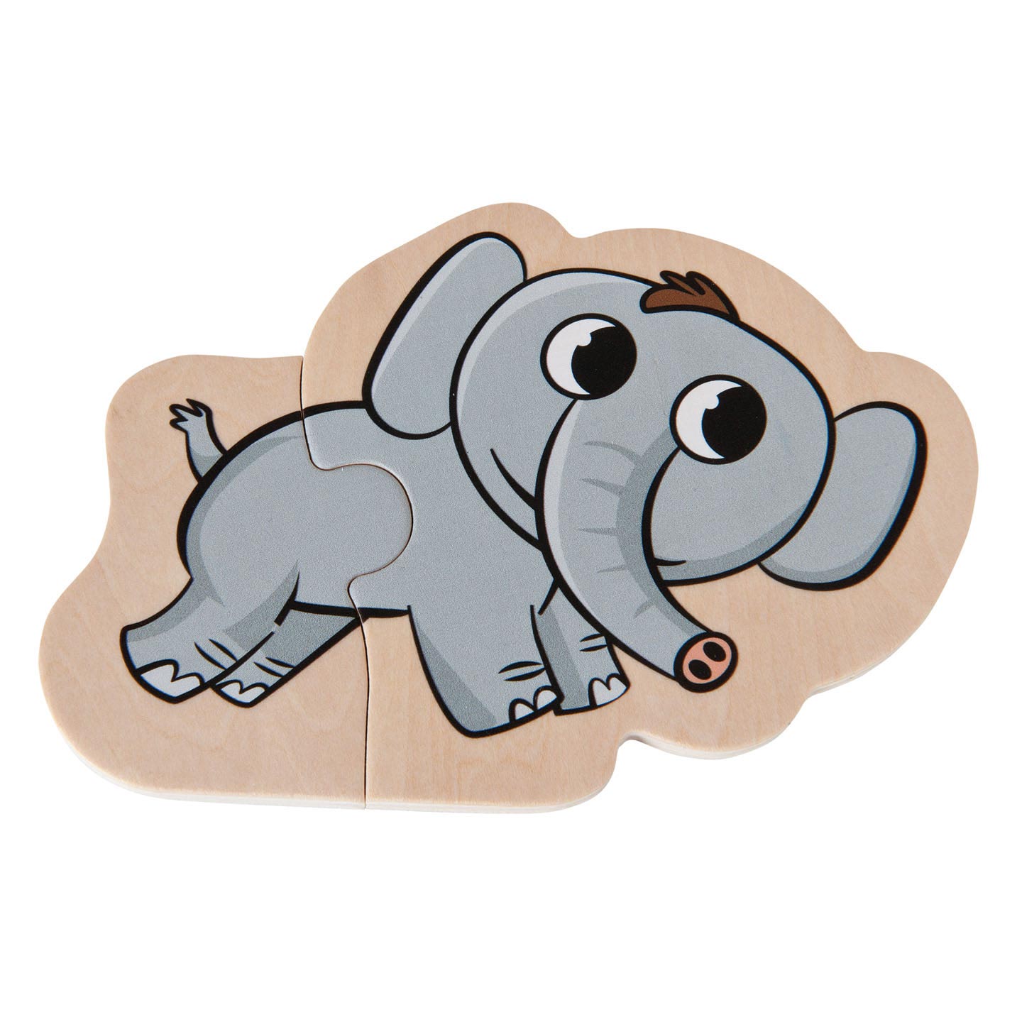 Eichhorn houten dierenpuzzel, 16st.