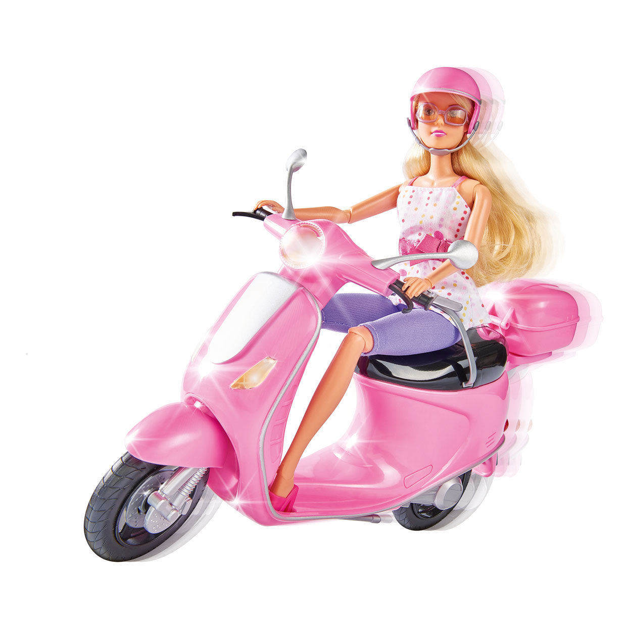 Steffi houdt van chique stadsscooters