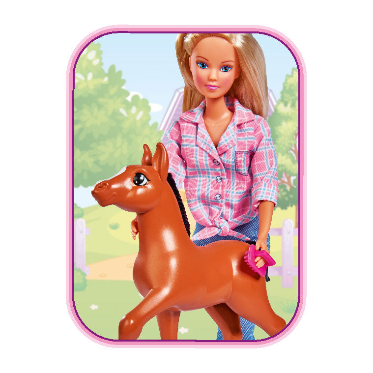 Steffi houdt van kleine paardenpop