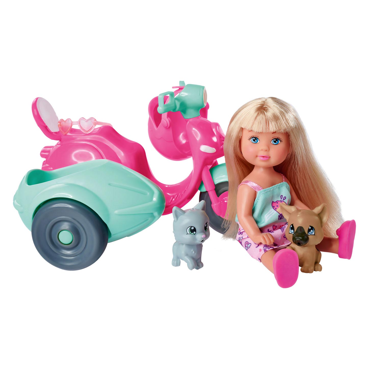 Evi houdt van scootervrienden