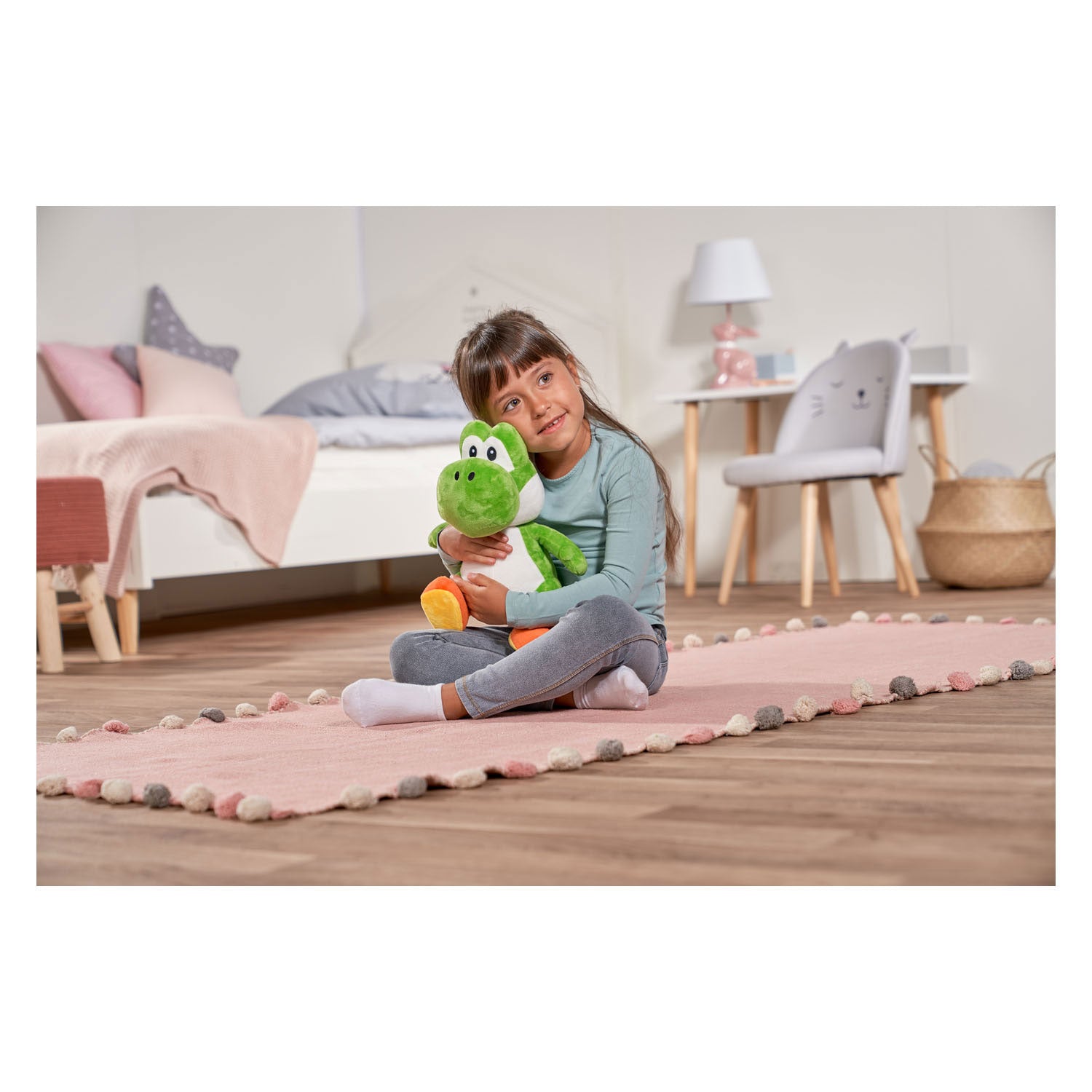 Nicotoy super mario yoshi pluche, 30cm - knuffel