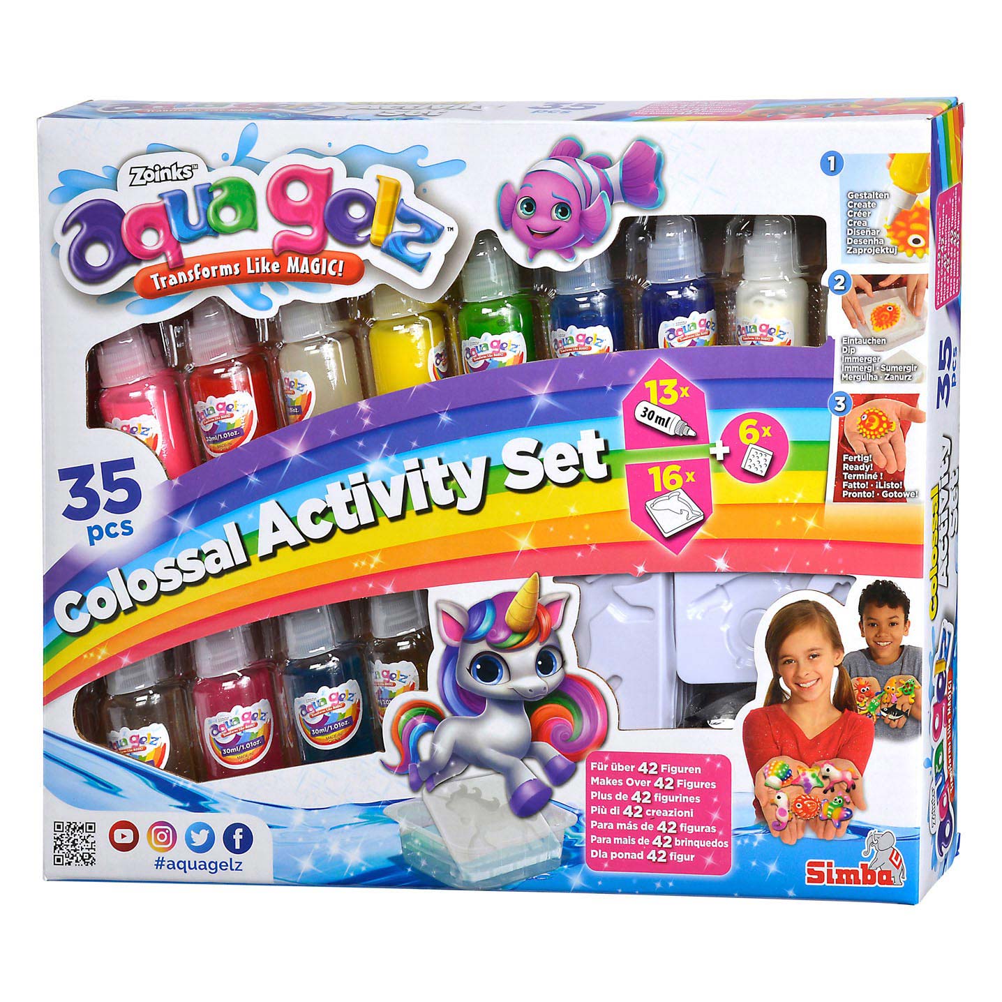 Aqua Gelz Colossal Activiteitenset, 35dlg.