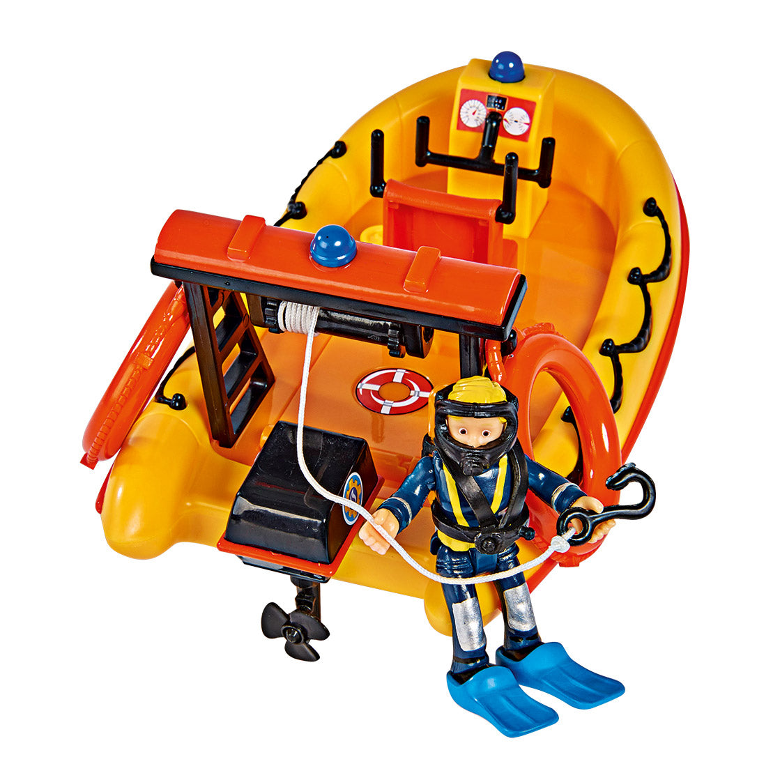 Simba Neptunus Reddingsboot met Figuur