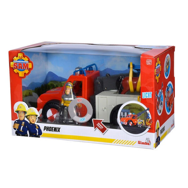 Simba Fireman Sam Phoenix Tow Truck Toy with Horse.