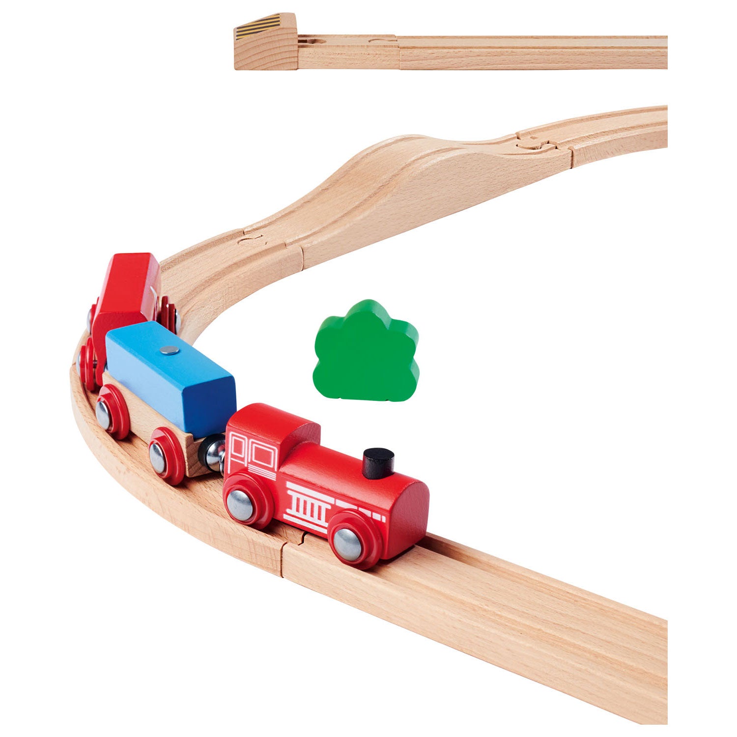 Eichhorn treinbaan met brug speelset, 33dlg.