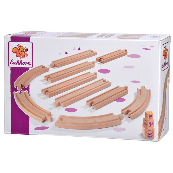 Eichhorn treinrails sporen speelset, 10dlg.