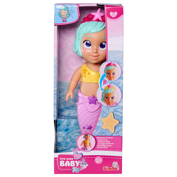 Newborn Baby Mermaid Bath Doll