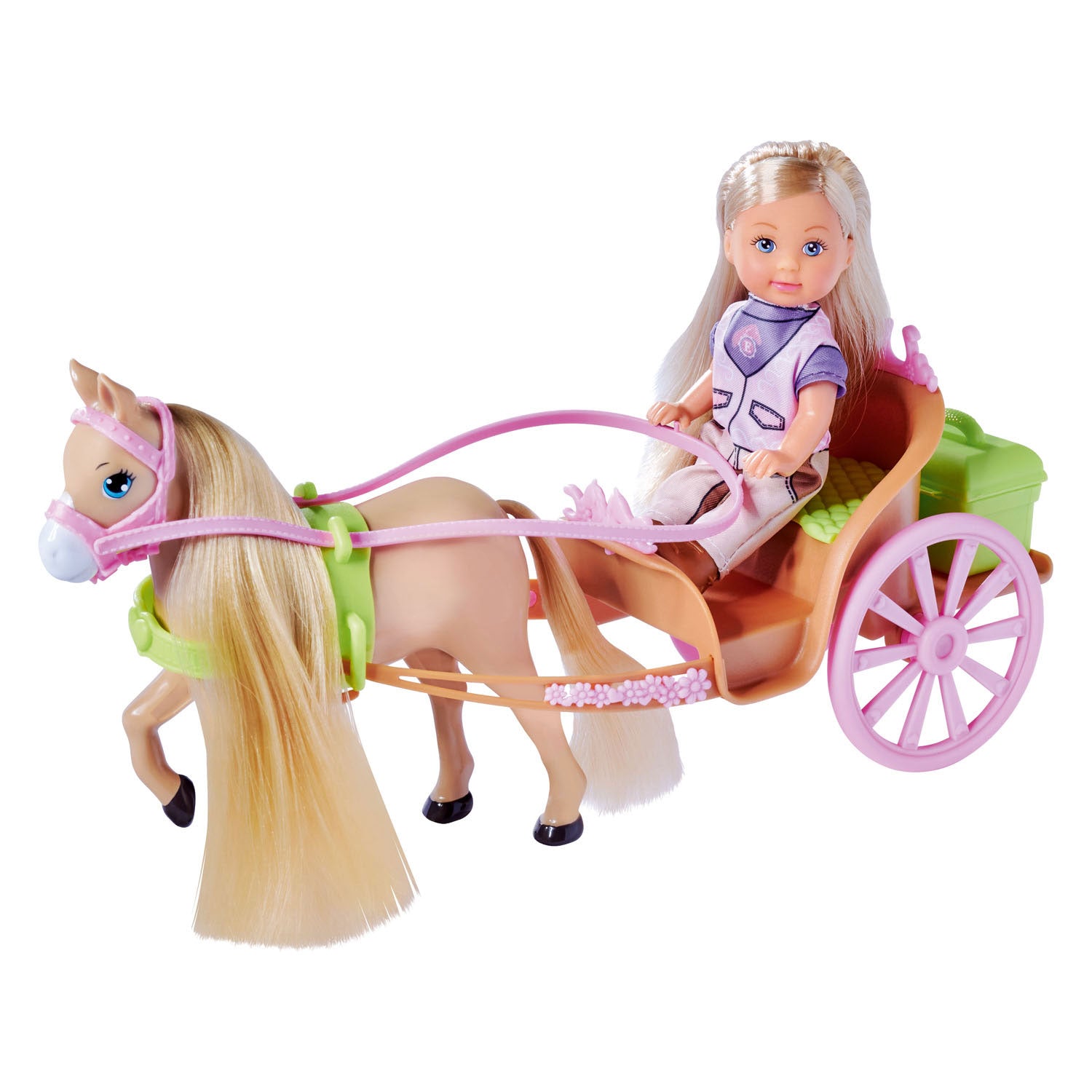 Evi love mini pop paard en wagen