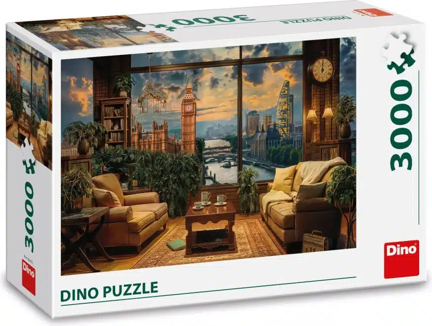 Dinotoys dinopuzzel van geschilderd london 3000 stukjes
