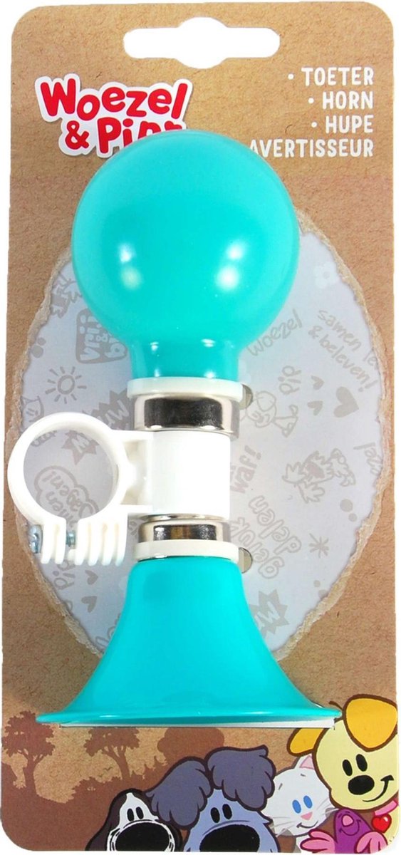 Woezel Pip Fietstoeter - Kinderen - Mint Blauw