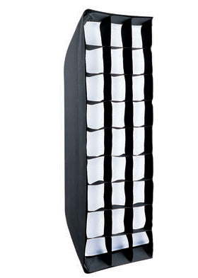 Linkstar opvouwbare striplight softbox + honingraat qssx-30150hc 30x150 cm