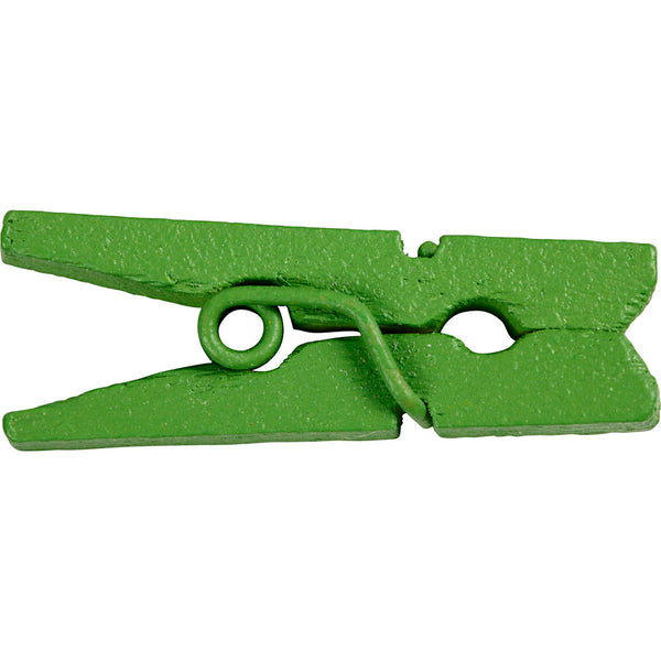 Creativ company https: www.cchobby.nl mini-wasknijpers-l-25-mm-b-3-mm-groen-36-stuk-1-doos