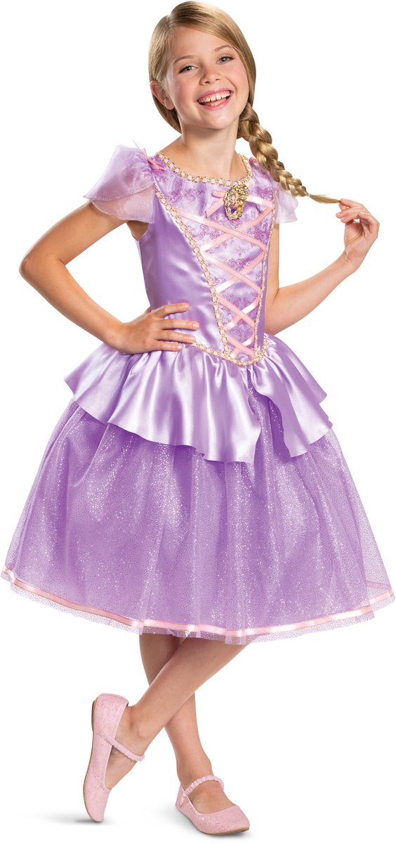 Disguise rapunzel deluxe kostuum m (7-8) 128 134