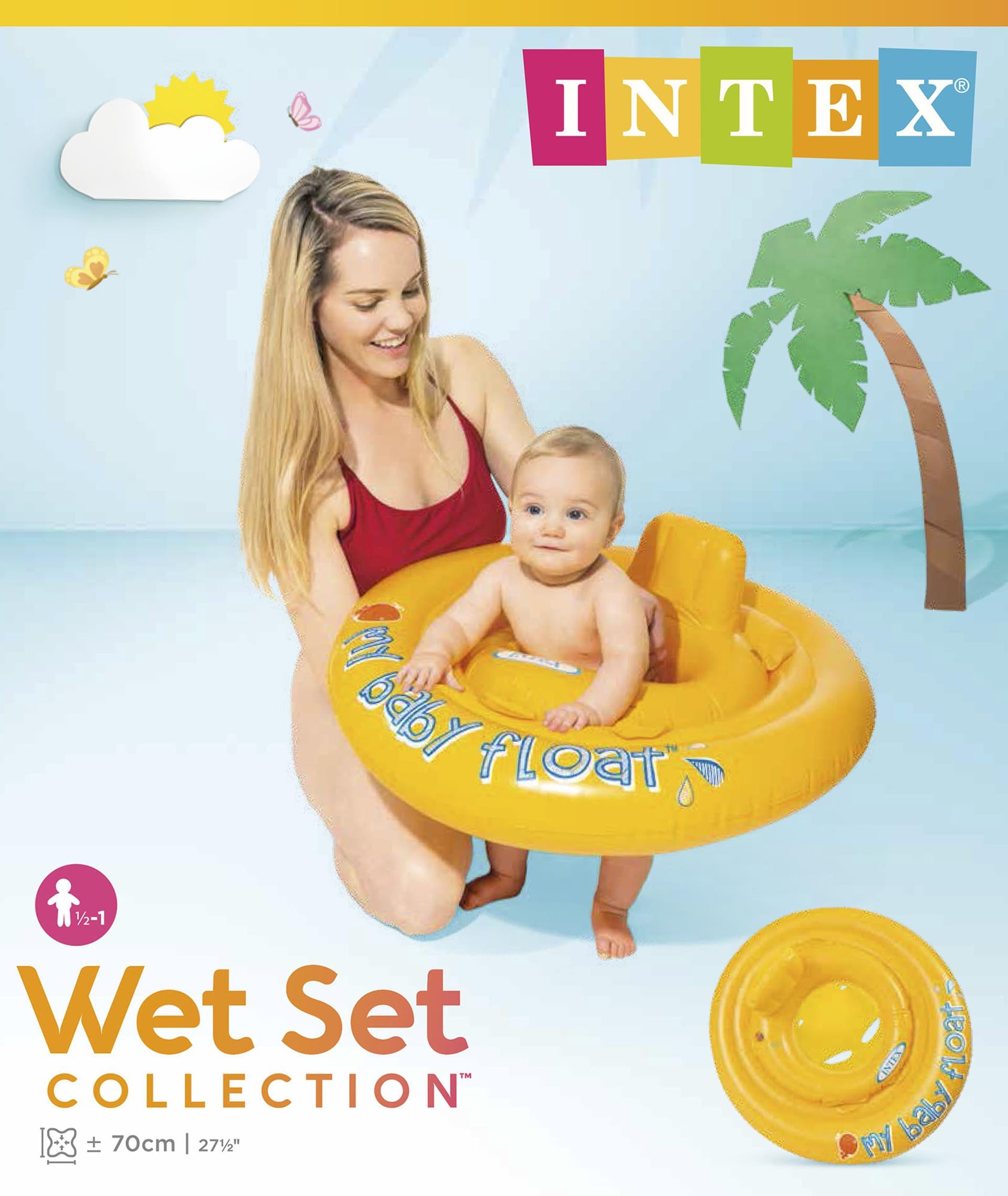 Intex Babyzwemband met zitje Ø 70 cm