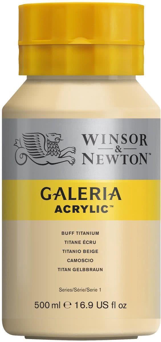 Winsor newton galeria acryl 500ml buff titanium