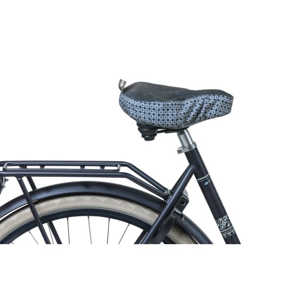 Basil Bohème - saddle cover - indigo blue