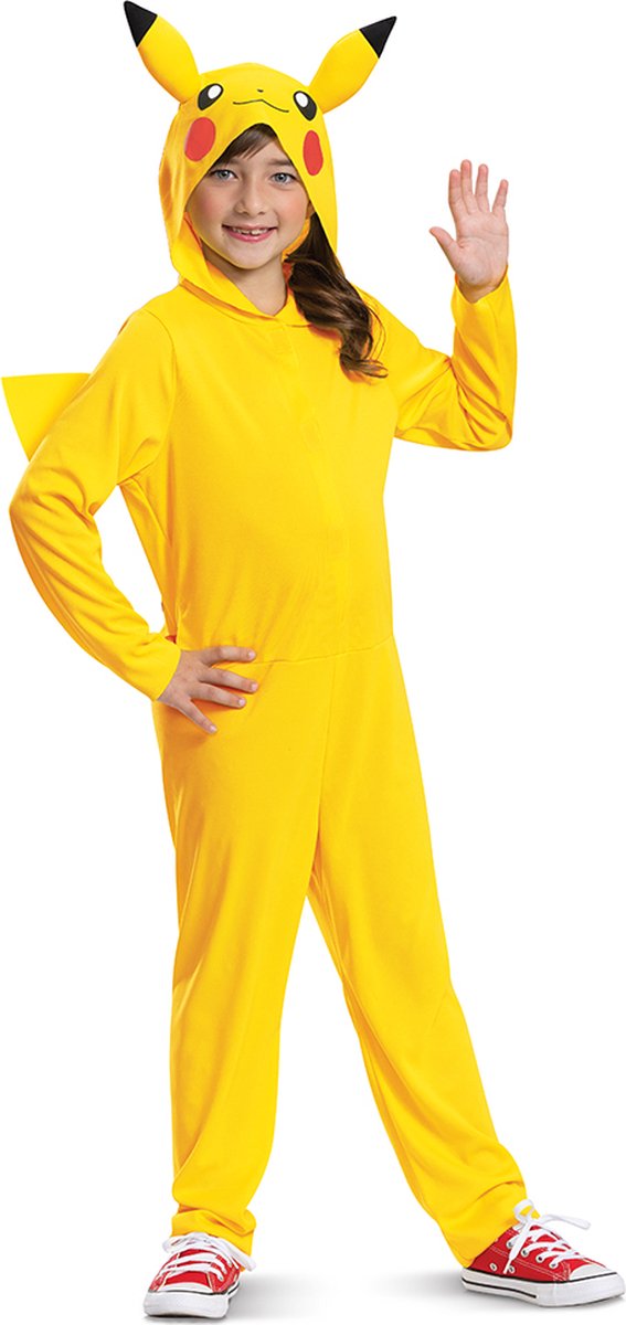 Disguise pokémon, pikachu fancy kostuum intl, maat m (7-8 jaar)