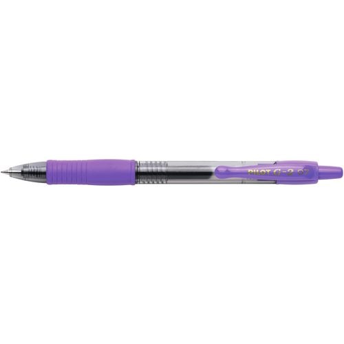 Balpen pilot bl-g2-7 paars 0.4 mm navulbaar