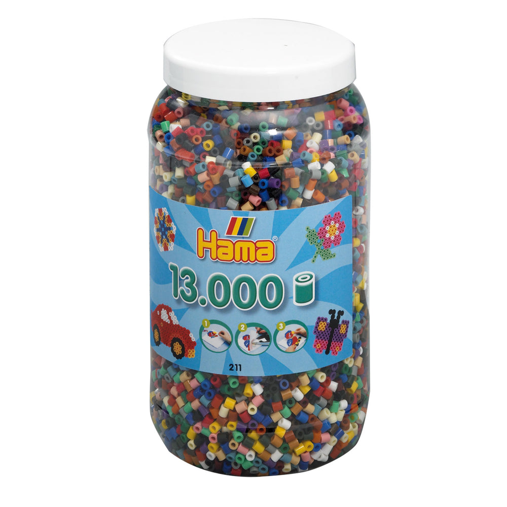 Hama Strijkkralen in Potmix (067), 13.000st.