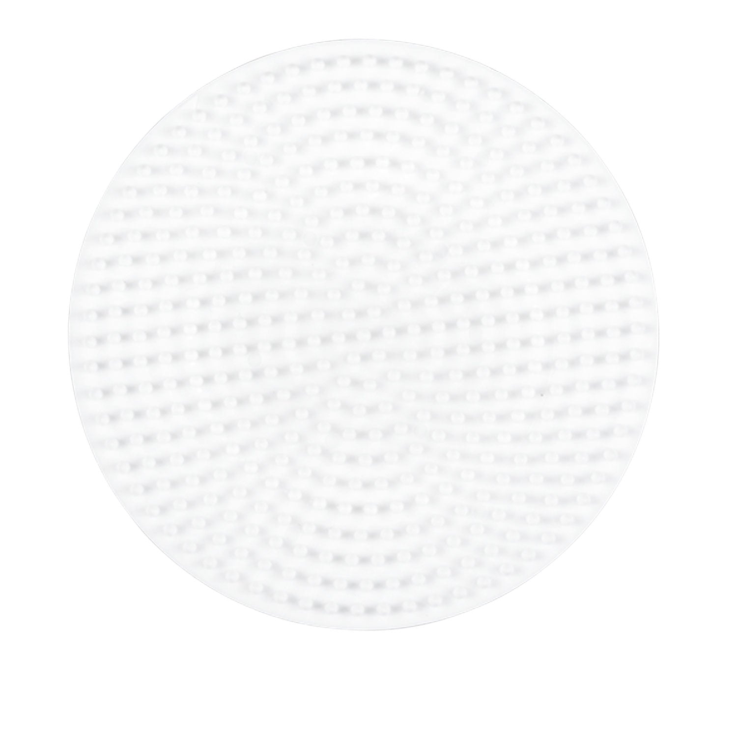 Hama strijkkralen grondplaat rond medium wit | 5 stuks