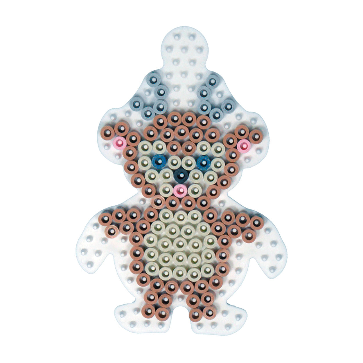 Hama strijkkralenbordje - pinguin