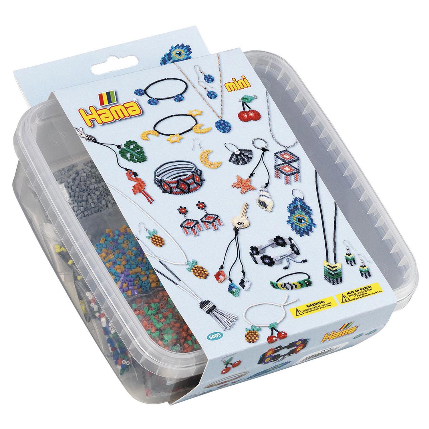 Hama mini strijkkralenset in box, 10.500st.