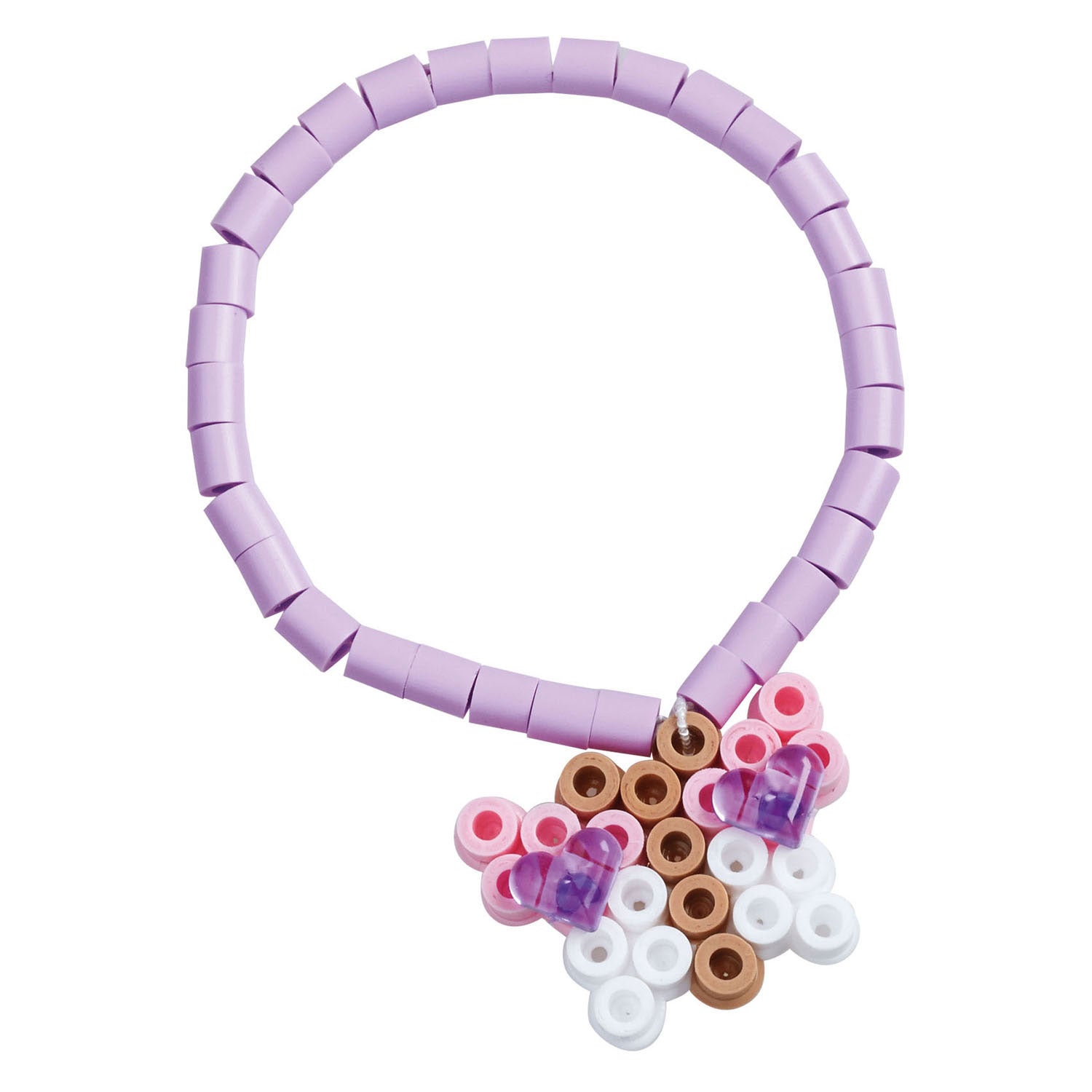 Hama strijkkralenset sieraden maken roze, 2400st.