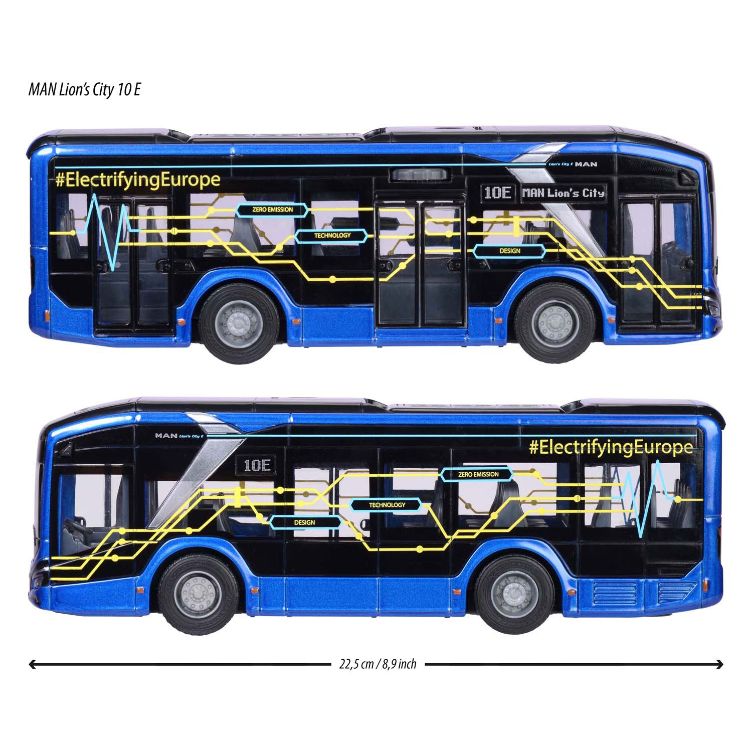Simba majorette man lion's city 10 e bus