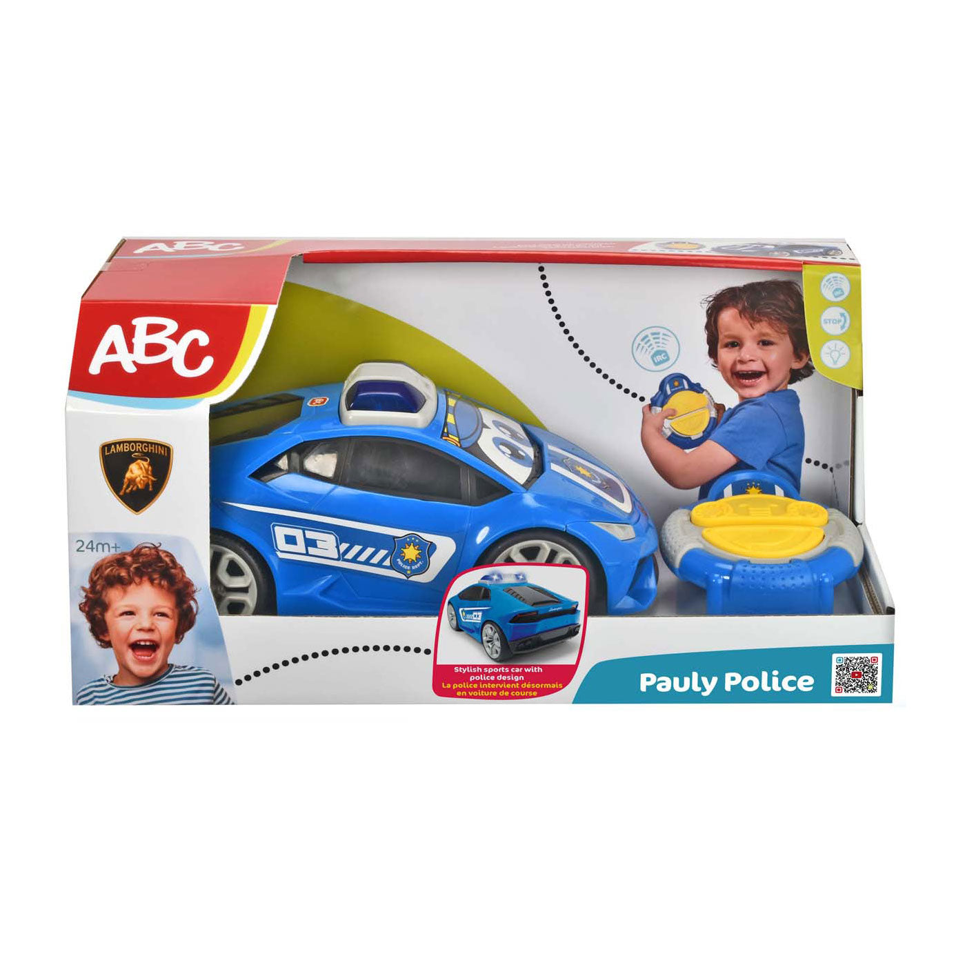 Dickie abc bestuurbare auto pauly politie