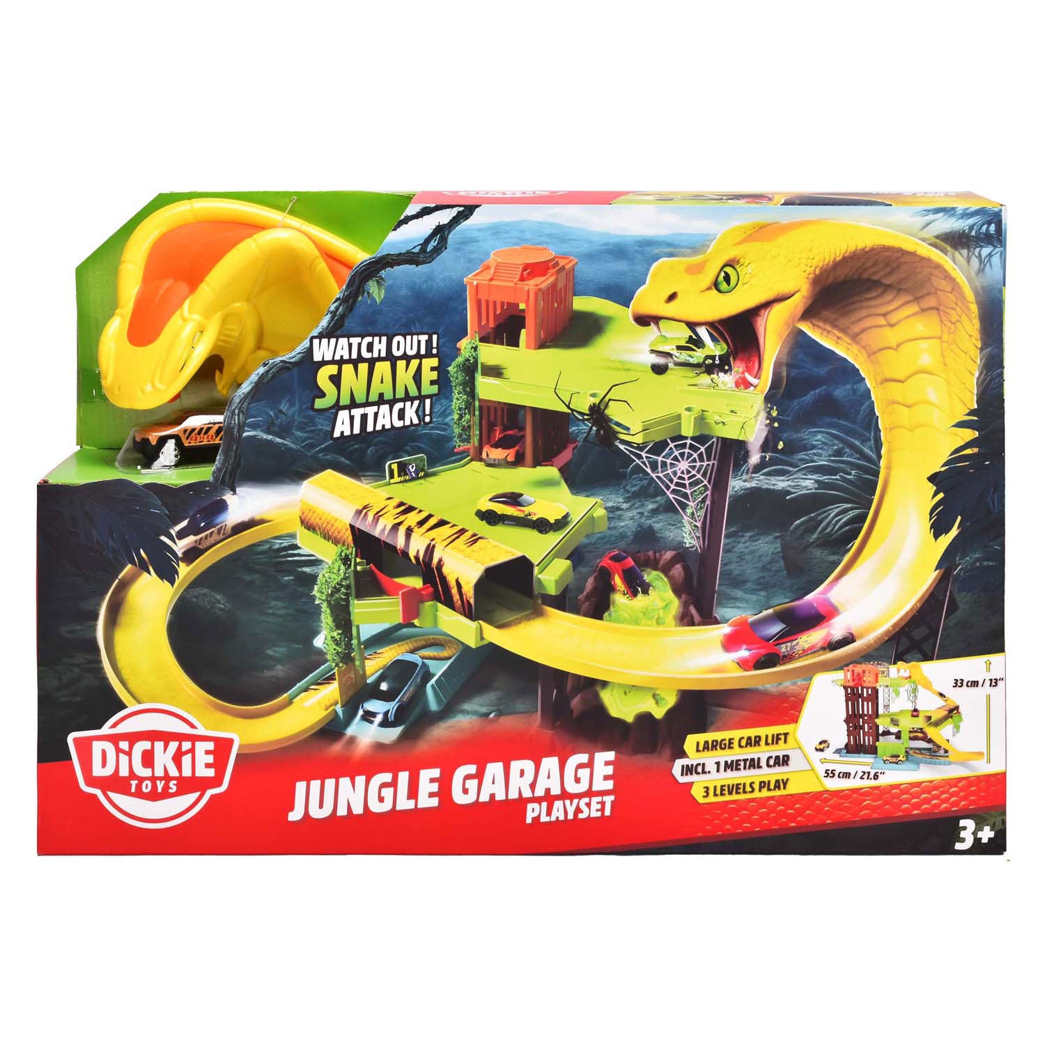 Dickie jungle garage speelset