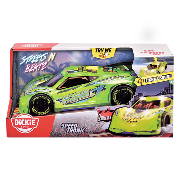 Dickie speed tronic groene raceauto