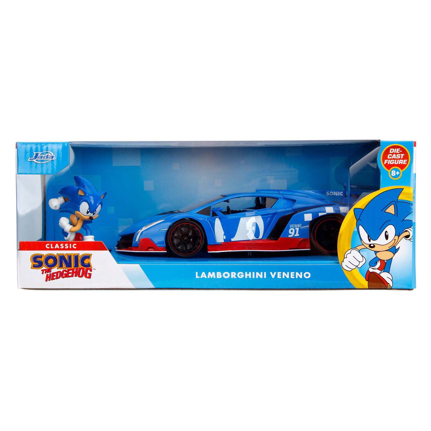 Jada toys jada sonic lamborghini veneno 1:24
