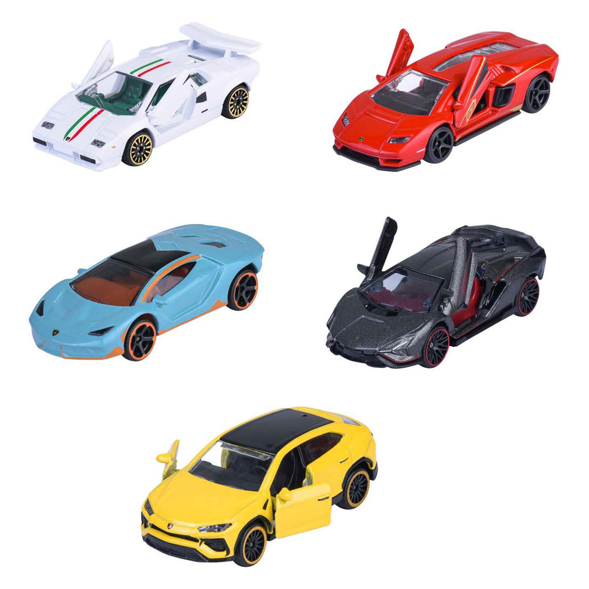 Majorette lamborghini set, 5dlg.