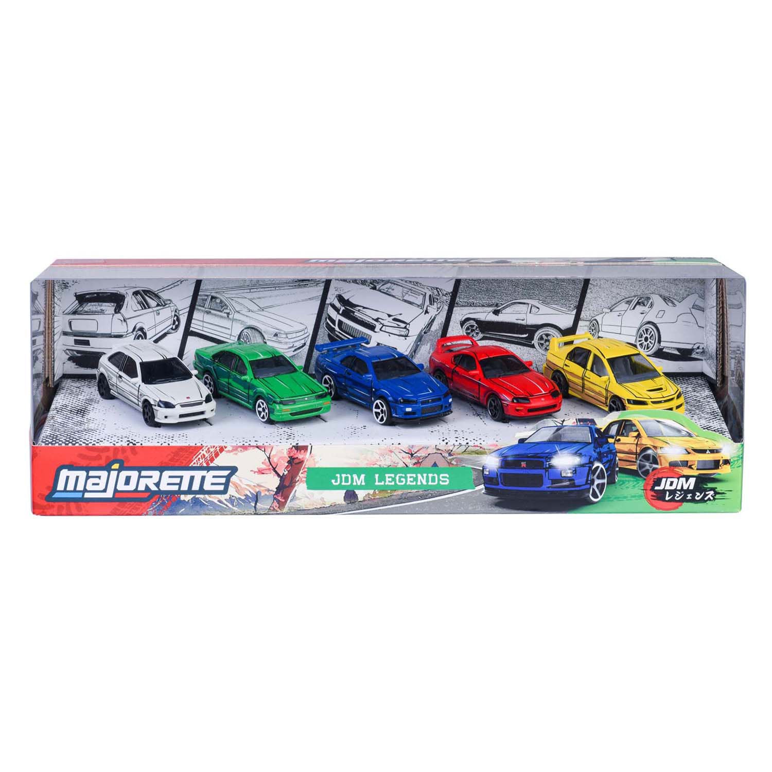 Majorette jdm legends anime, 5dlg.