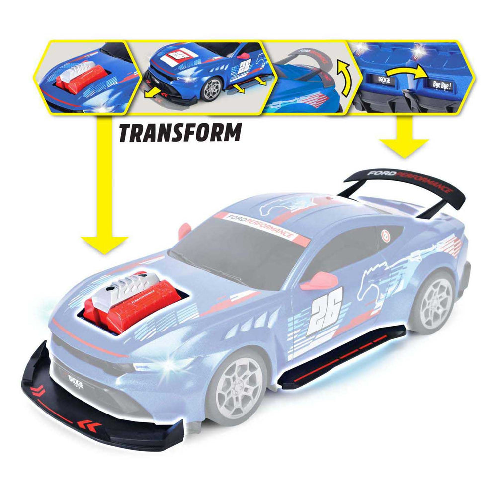 Dickie simba toys - rc ford mustang customized, try me, rtr - 201105014