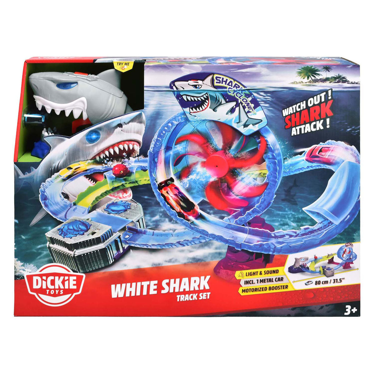 Dickie white shark track set