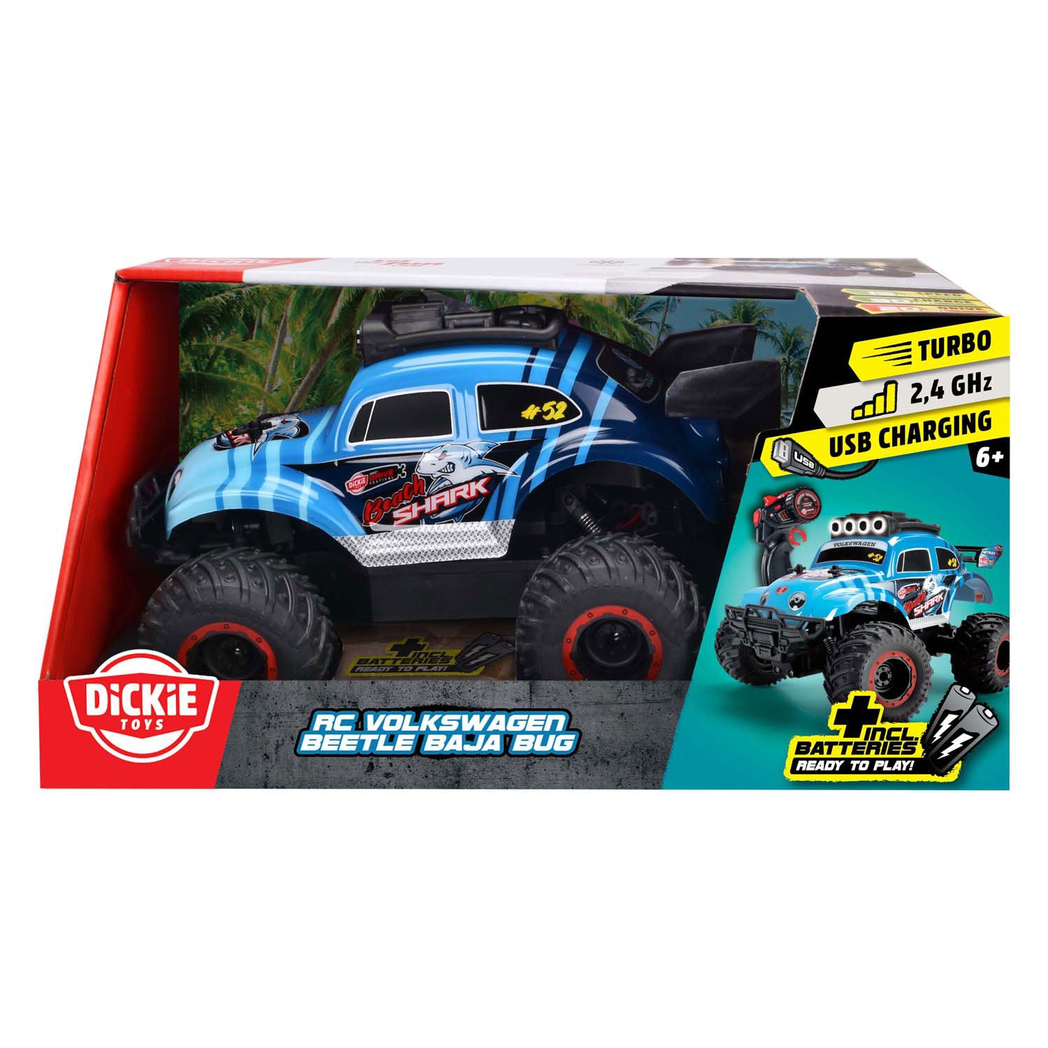 Dickie toys - rc volkswagen beetle baja bug - buggy - vanaf 6 jaar