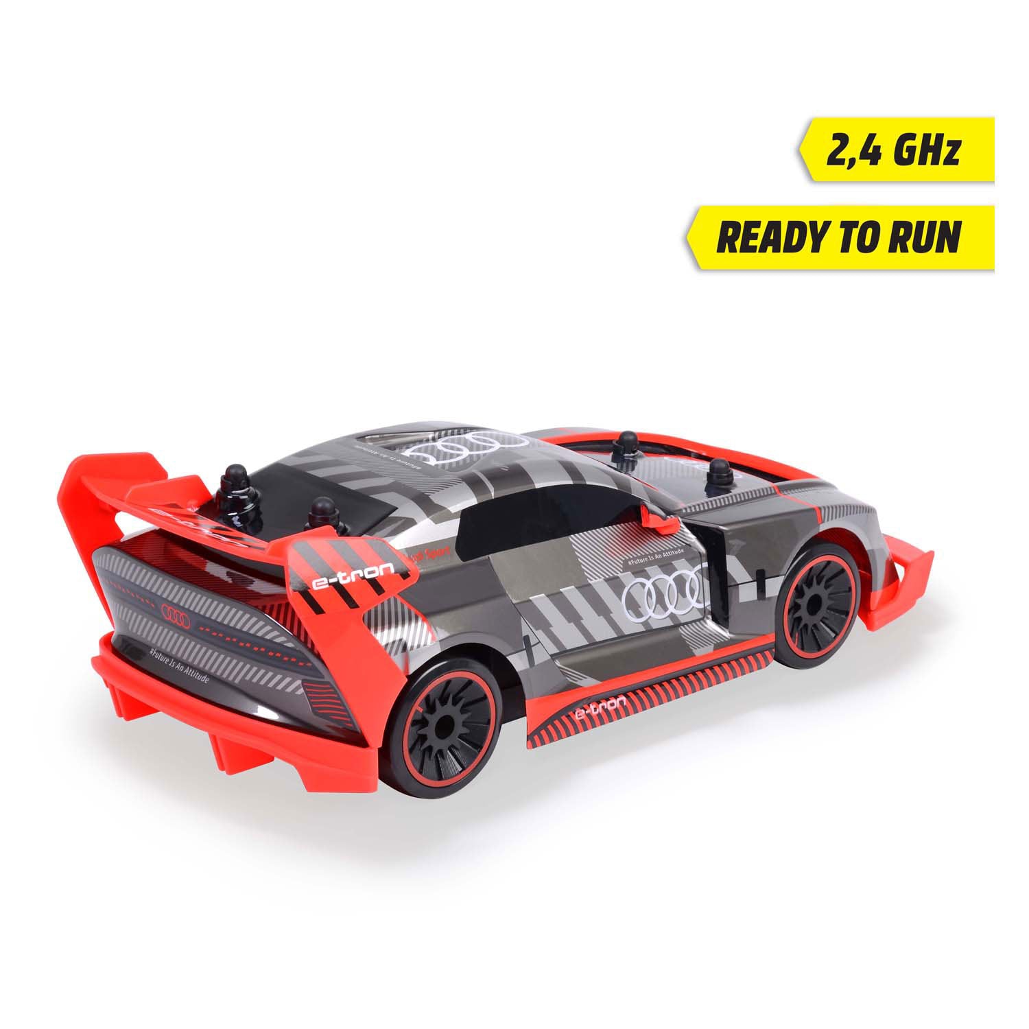 Dickie rc audi s1 e-tron quattro drift car, rtr