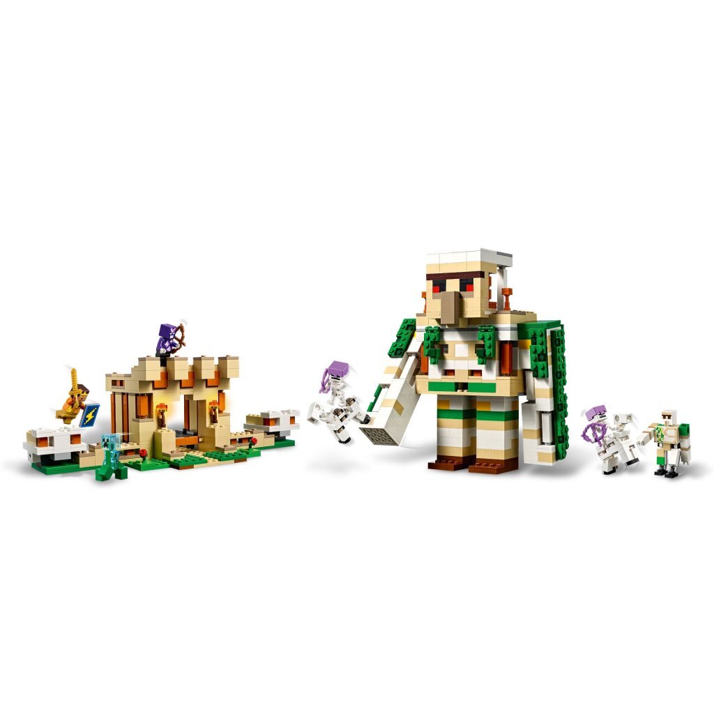 LEGO Minecraft 21250 Het Ijzergolemfort