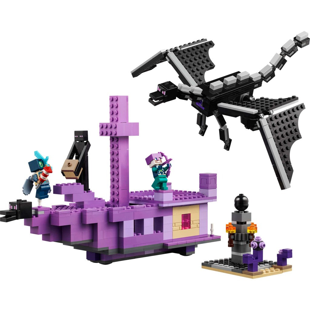 Lego 21264 minecraft de endraak en eindschip