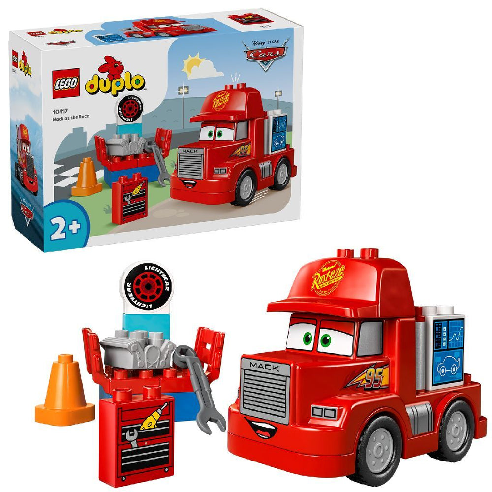 Lego duplo 10417 disney cars mack bij de race