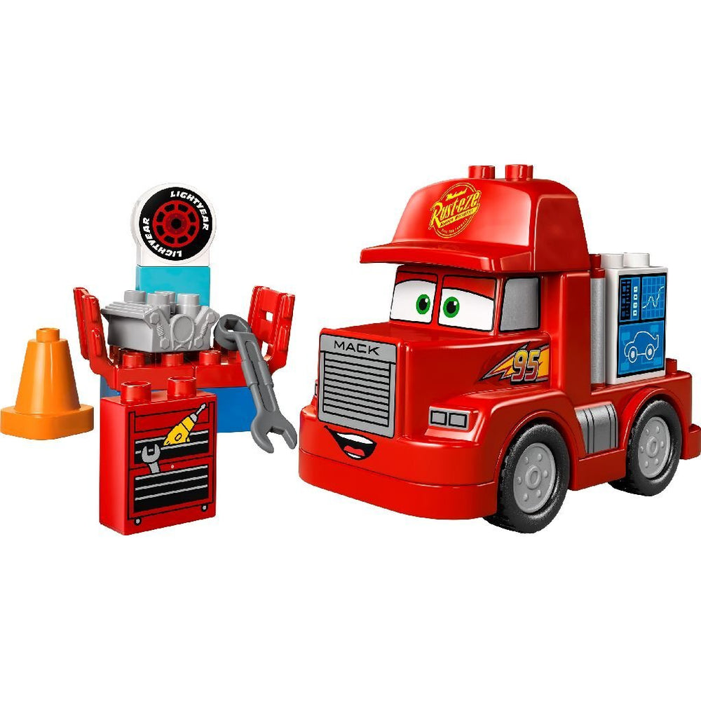 Lego duplo 10417 disney cars mack bij de race