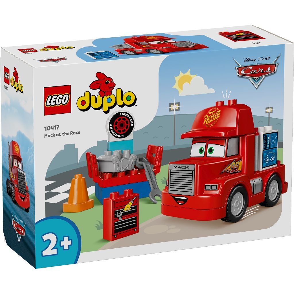 Lego duplo 10417 disney cars mack bij de race