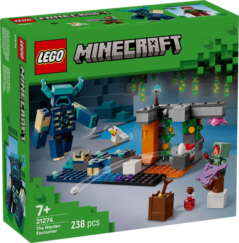 Lego ® minecraft® de ontmoeting met de opzichter - 21274